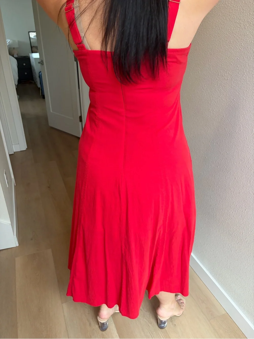 Abercrombie & Fitch Red Maxi Dress